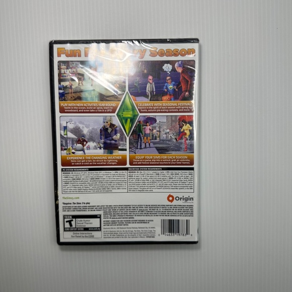 The Sims 3 Seasons - PC GAME NEW/ SEALED EA Sports Video Game - Picture 2 of 5